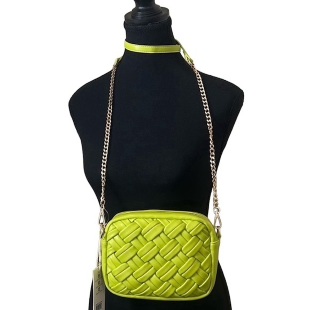Madison West Lime Green Crossbody Bag